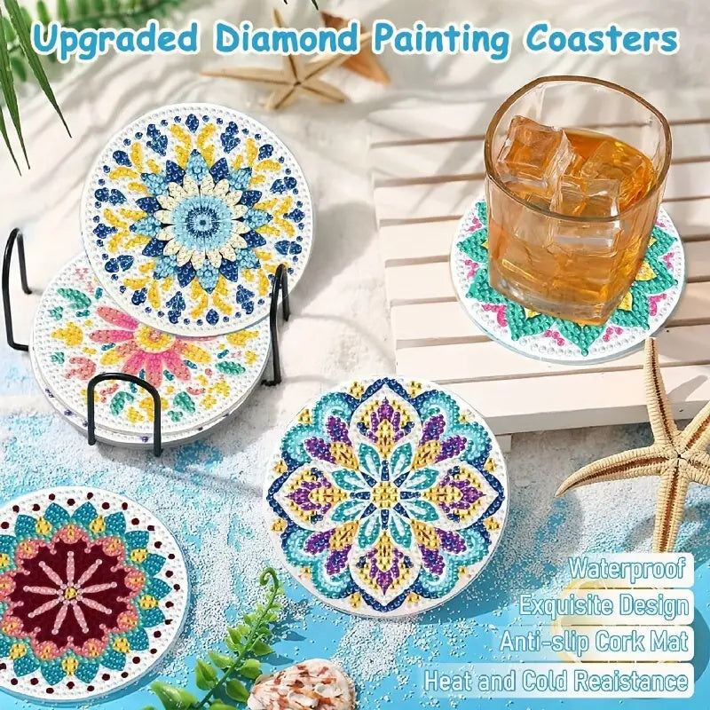 DIY Mandala-Diamant-Untersetzer