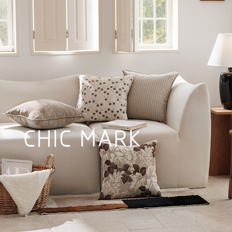 Vielseitiges Jacquard Zierkissen mit Geometrie-Muster