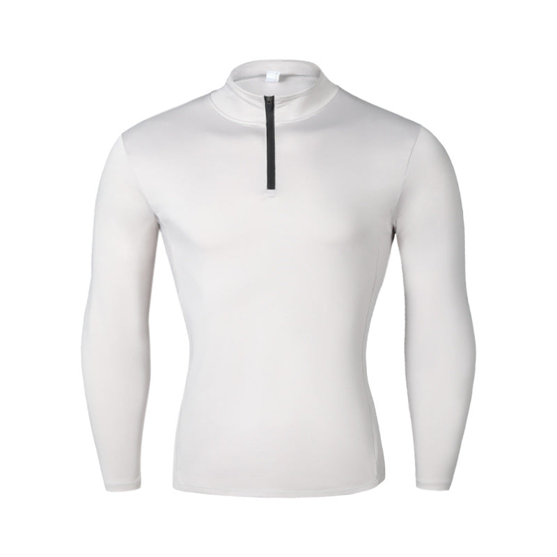 Herren Kompressionsshirt mit Reissverschluss