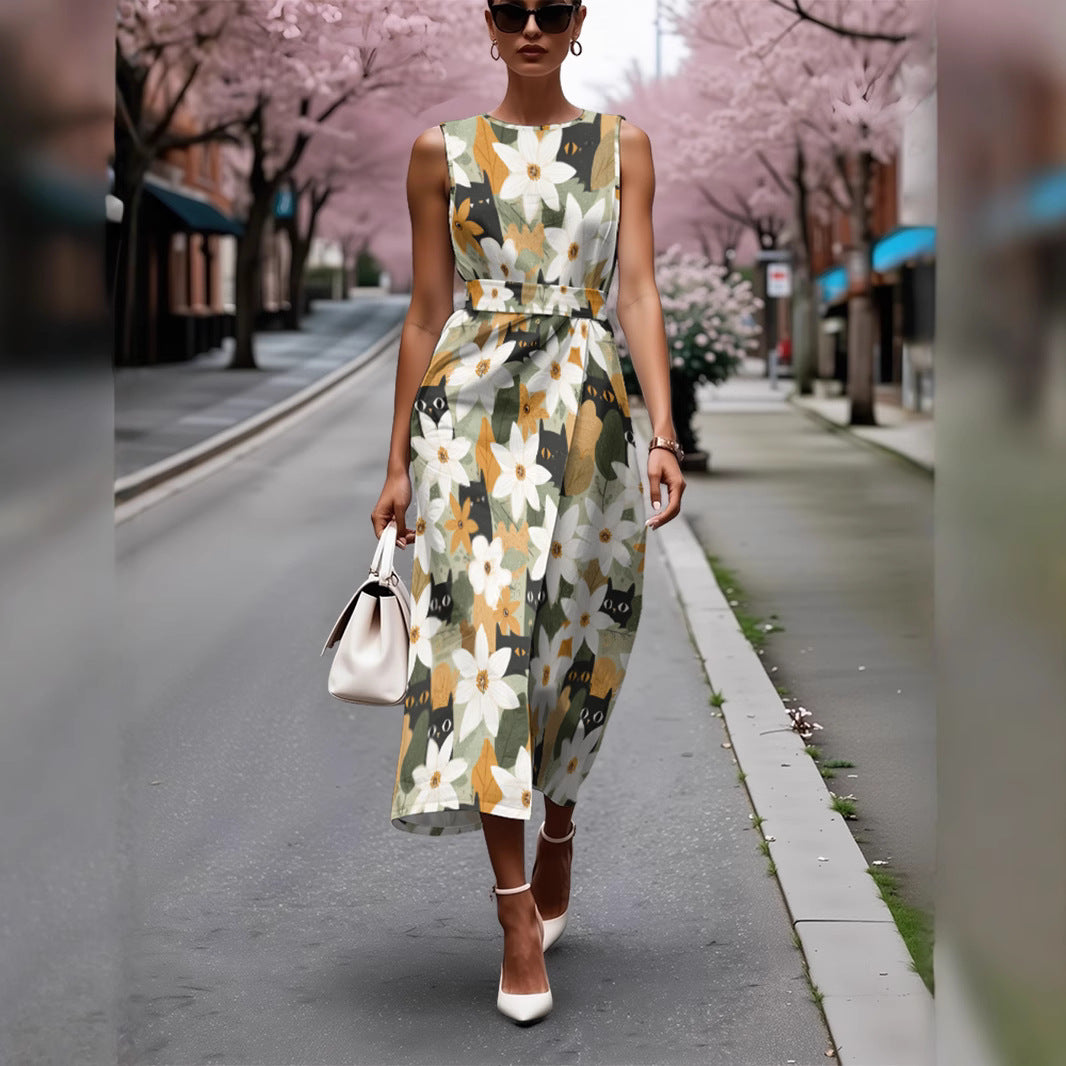 Elegantes ärmelloses Kleid
