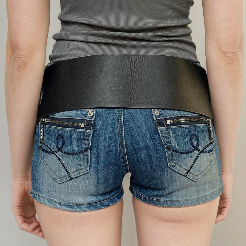 Roter elastischer Herzschal für Taille – Bild 6 | LuxeStyle