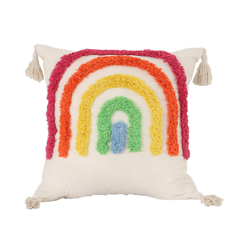 Boho Kissenhülle mit getuftetem Muster – Bild 2 | LuxeStyle
