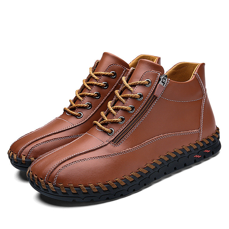 Mid-Top Casual-Schuhe mit Reissverschluss – Bild 12 | LuxeStyle