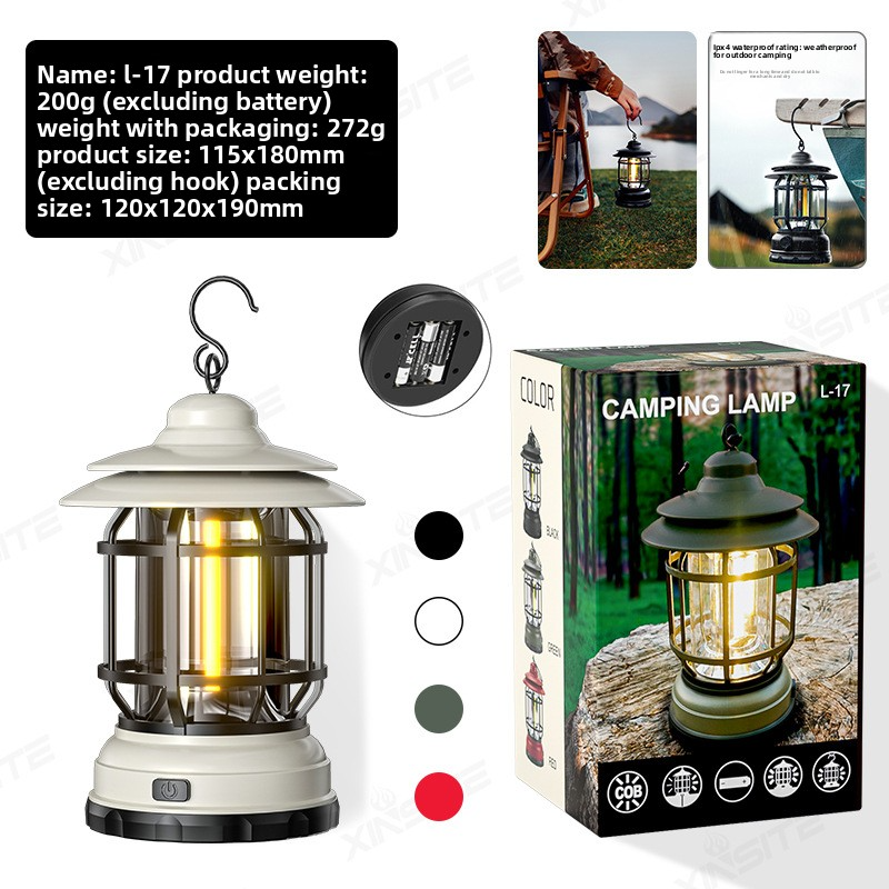 LED Flammen-Laterne · Camping & Ambiente
