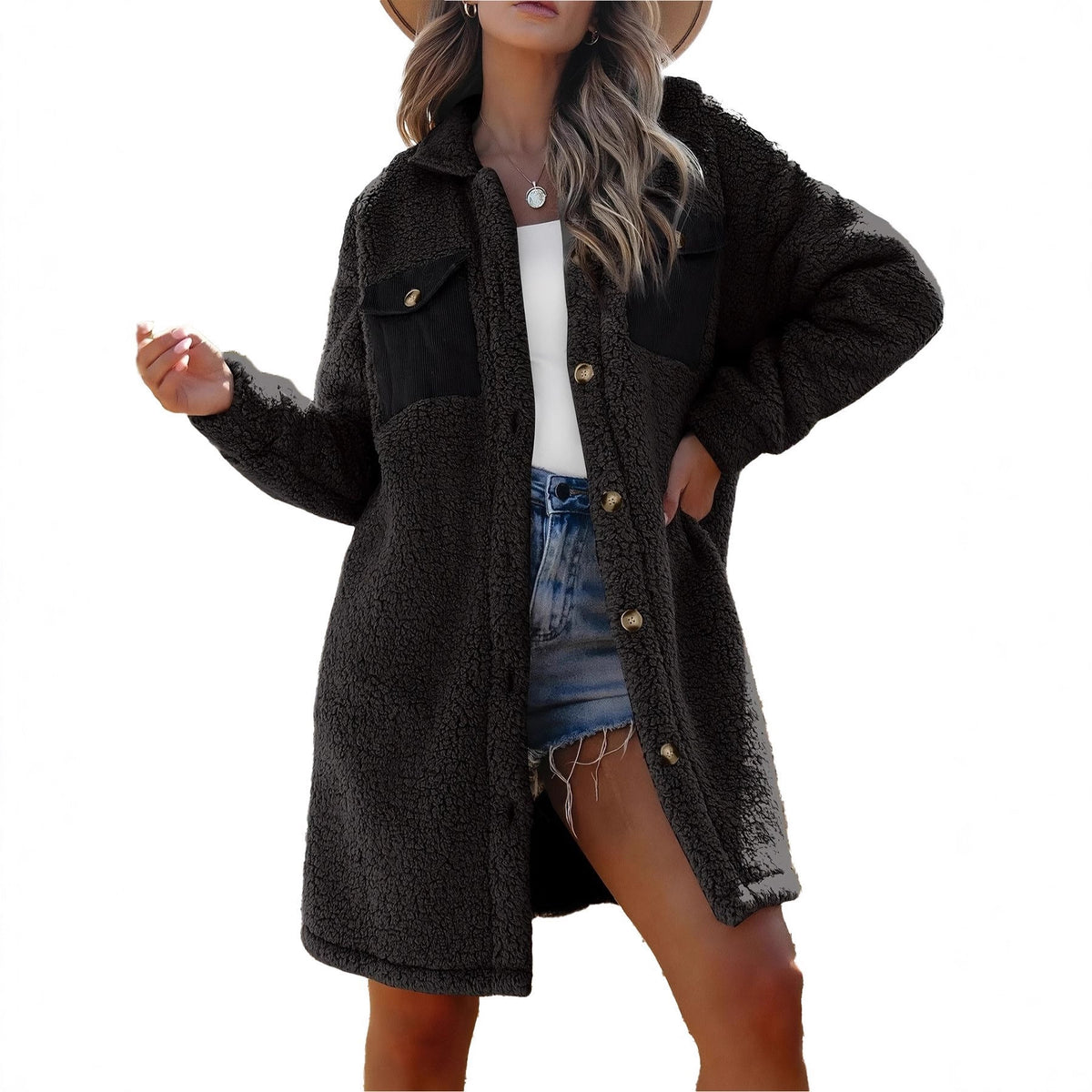 Locker geschnittener Lammwollmantel – Bild 3 | LuxeStyle