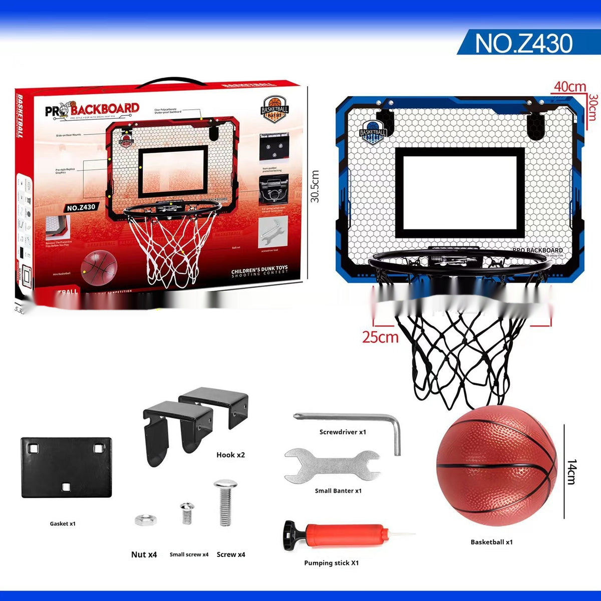 Faltbarer Basketballkorb mit Saugnapf/Haken – Bild 3 | LuxeStyle