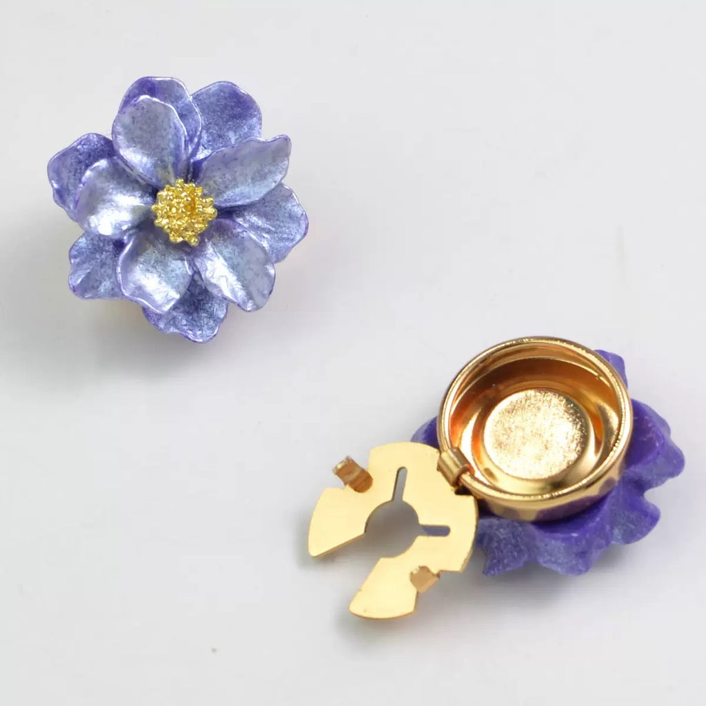Florale Magnetbrosche