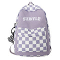 Trendiger Kariert-Rucksack für Studierende – Bild 5 | LuxeStyle