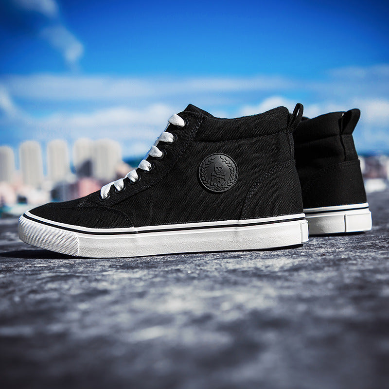 Freizeitschuhe High-Top Stoff – Bild 5 | LuxeStyle