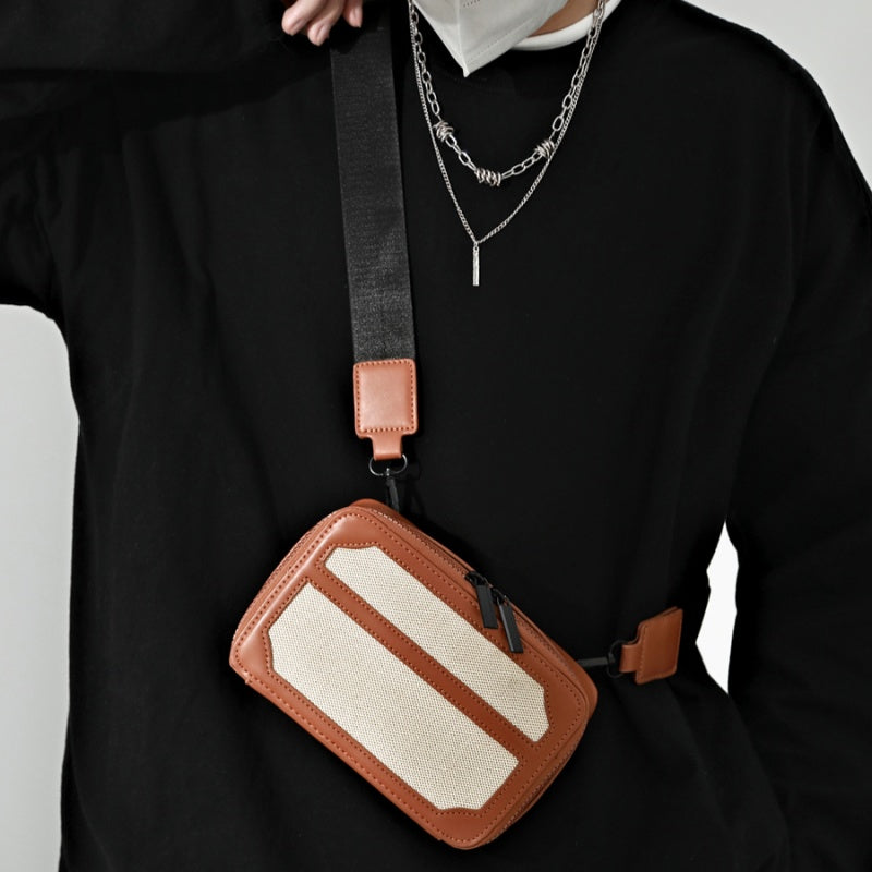 Kleine quadratische Crossbody-Tasche für Herren – Bild 5 | LuxeStyle