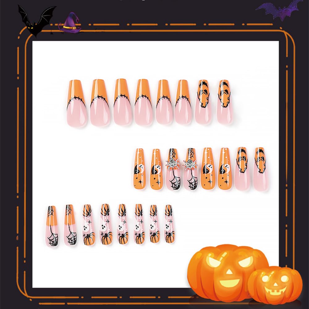 24er Set Halloween Press-On Nägel – Ansicht 6