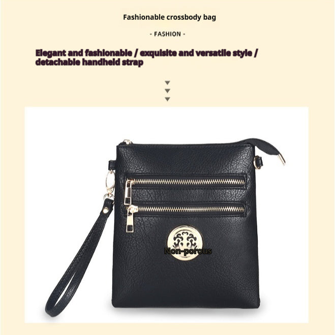 Crossbody Tasche in einfarbigem PU – Bild 5 | LuxeStyle