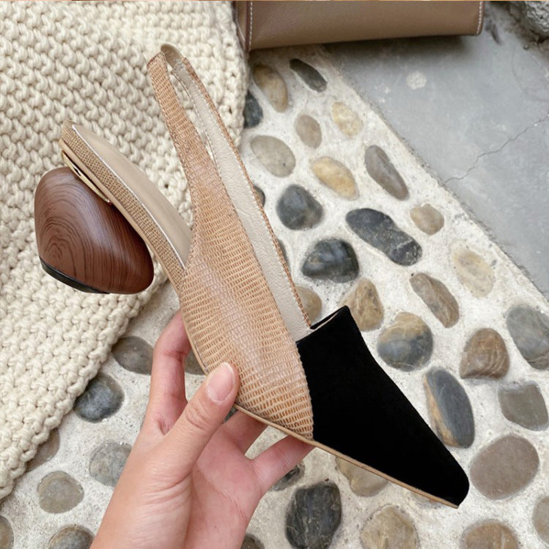 Gepunktete Vintage-High-Heels mit spitzer Zehenpartie – Bild 2 | LuxeStyle