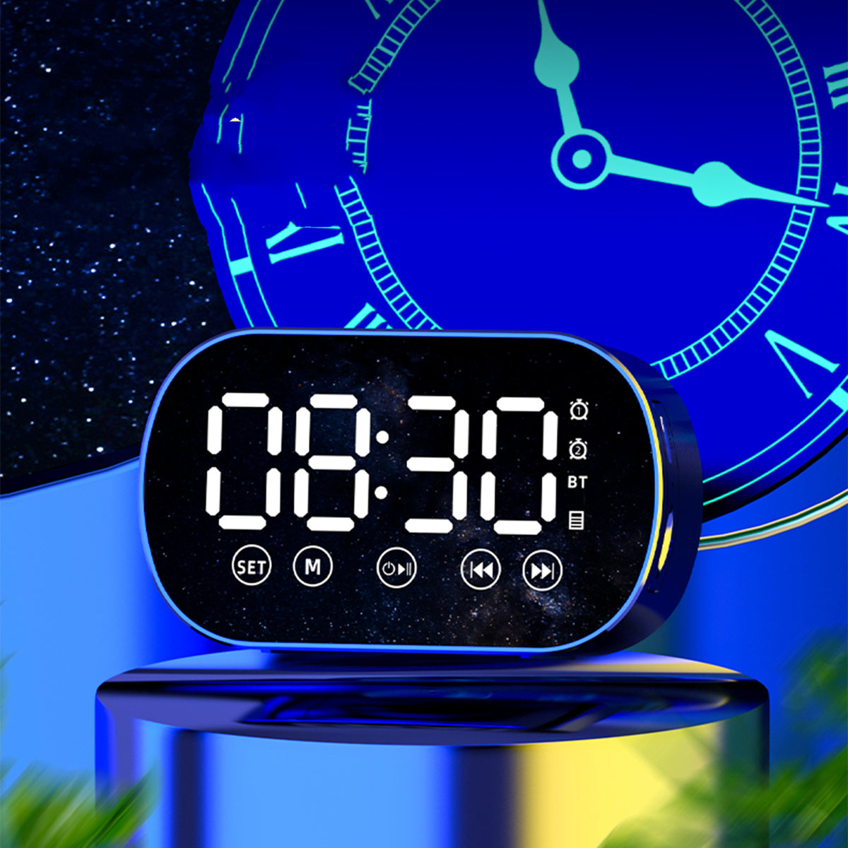 Mini Bluetooth Lautsprecher mit Spiegel – Bild 4 | LuxeStyle