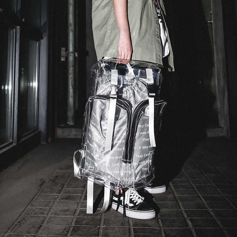 Transparenter Motorrad-Rucksack im Hong Kong Stil – Bild 3 | LuxeStyle