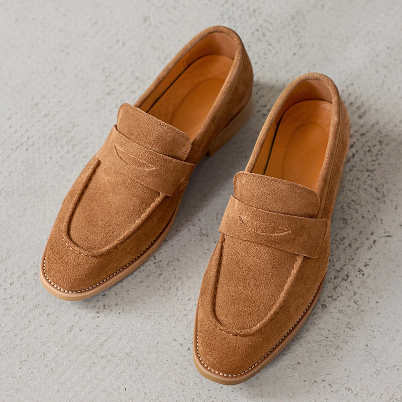 Business-Casual Leder Slipper für Herren