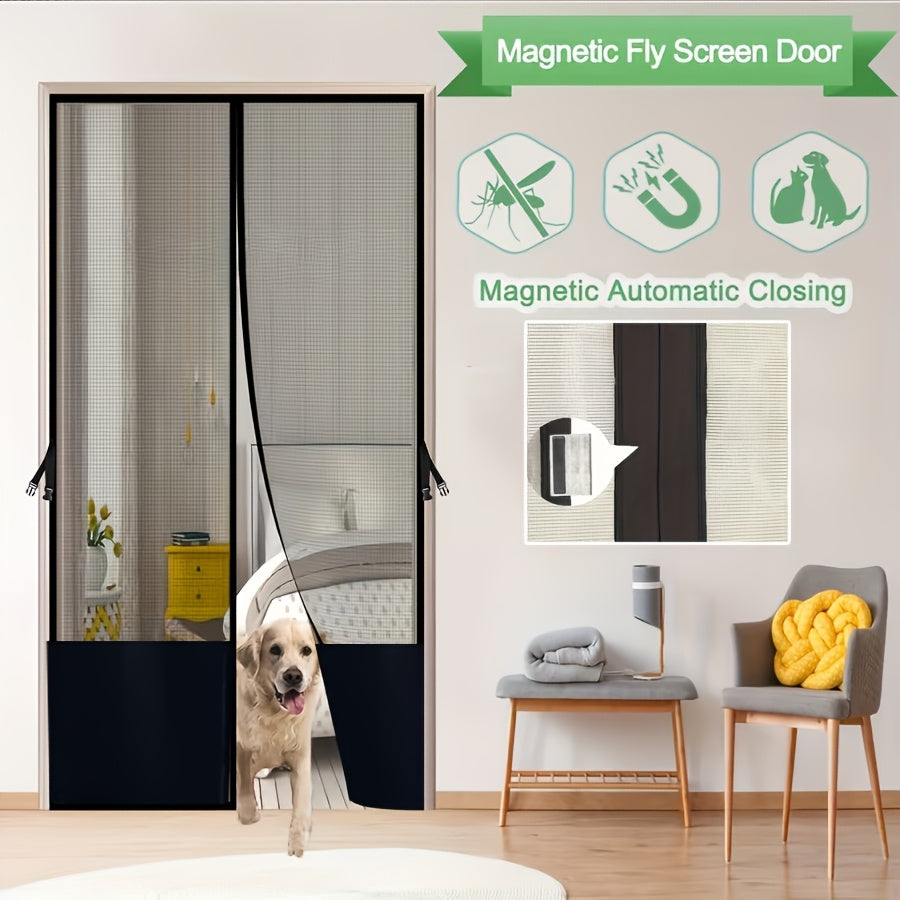 Magnetische Moskitoschutztür ohne Bohren, hundefreundlich