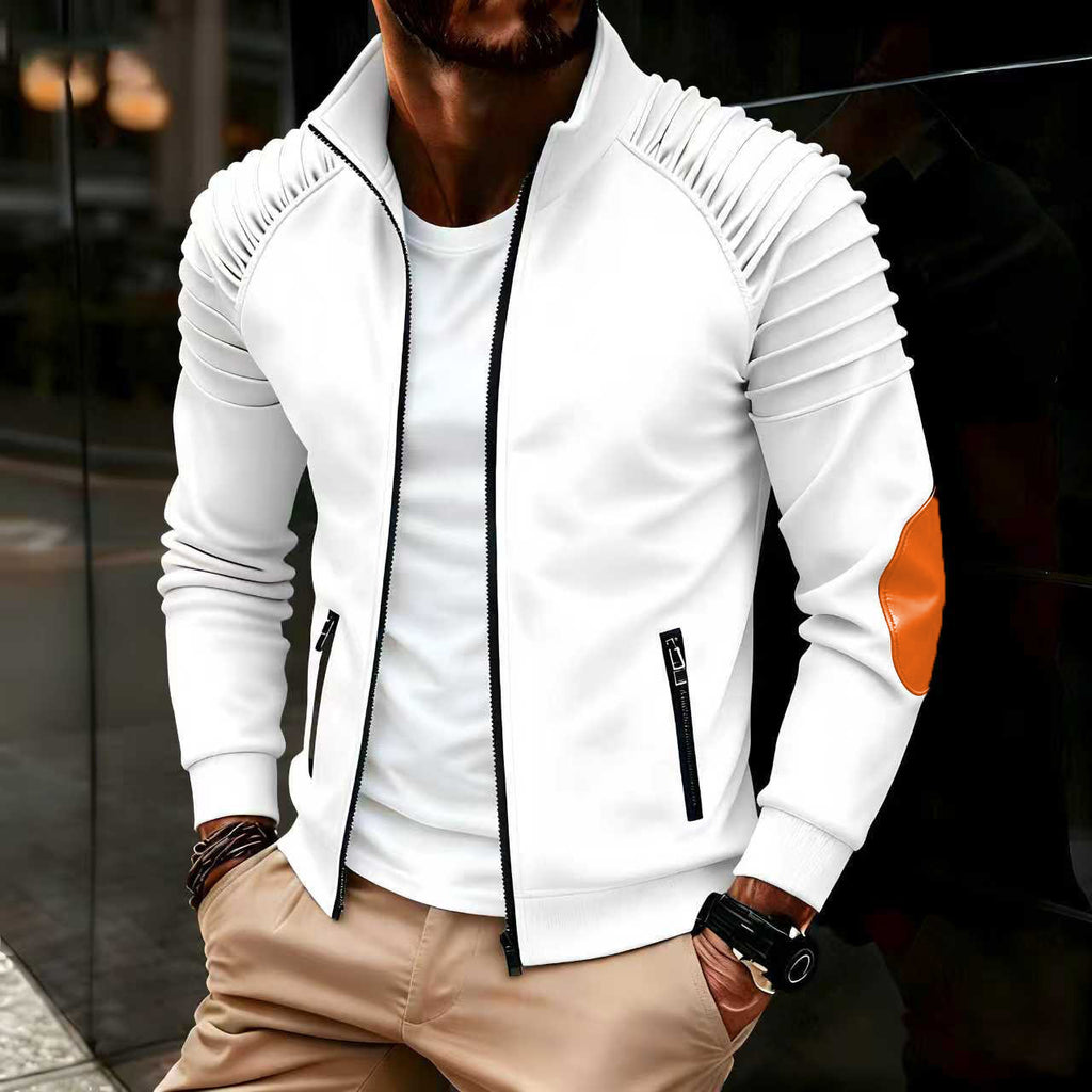 Winddichte Herren Freizeitjacke mit Stehkragen – Bild 4 | LuxeStyle