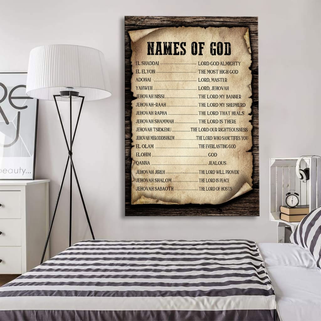 Wandbild Leinwanddruck: Christliche Wanddekoration