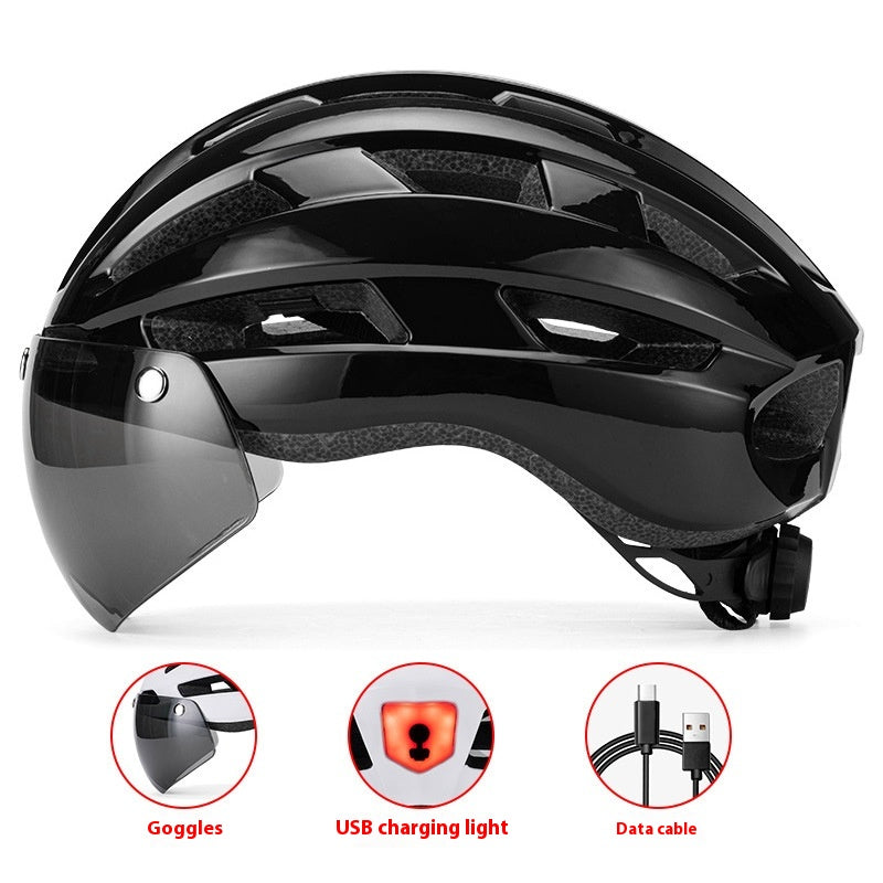 Velohelm mit magnetischem Visier – Ref. CJ-2411021439251601900