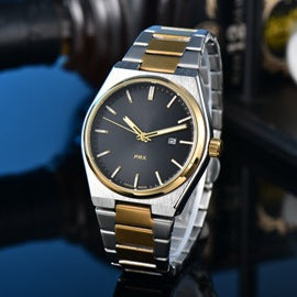 Elegante Herrenquarzuhren mit Stahlband