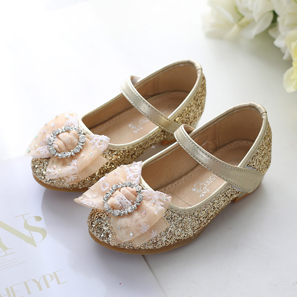 Mädchen Prinzessinnen-Schuhe mit Strass