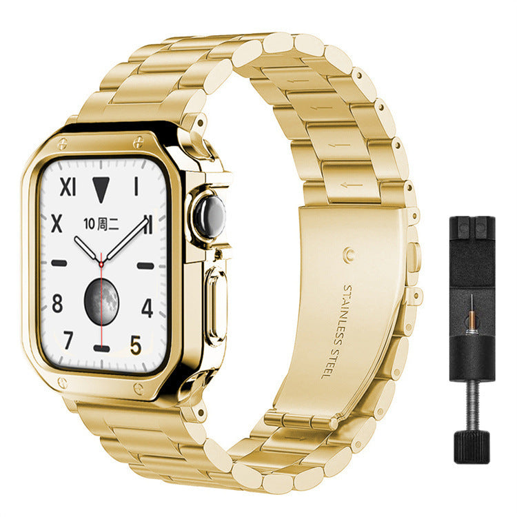 Edelstahlarmband mit TPU-Gehäuse für Apple Watch – Bild 3 | LuxeStyle