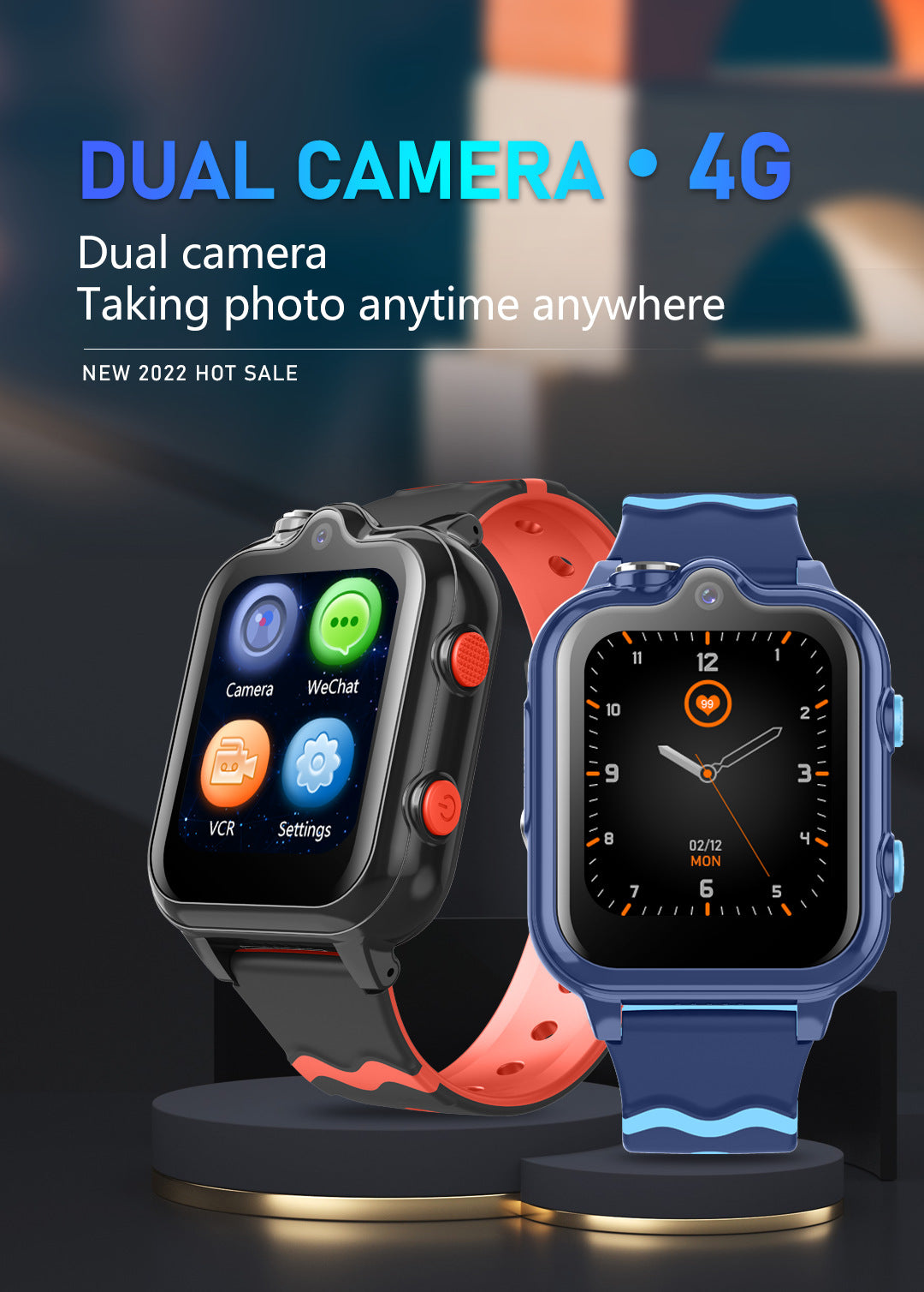 Kinder Smartwatch mit GPS und Videotelefonie – Bild 2 | LuxeStyle
