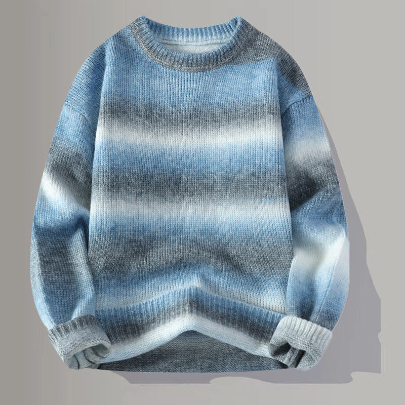 Gradient-Farben Pullover