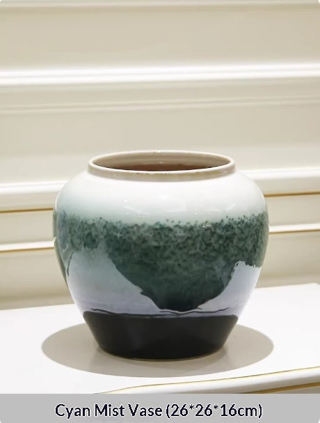 Keramikvase mit Kunstblumen und Dekoration – Bild 5 | LuxeStyle