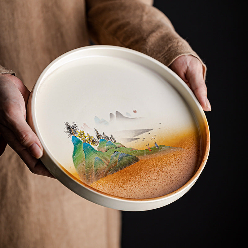Keramik-Teeteller "Japanische Landschaft" – Bild 3 | LuxeStyle