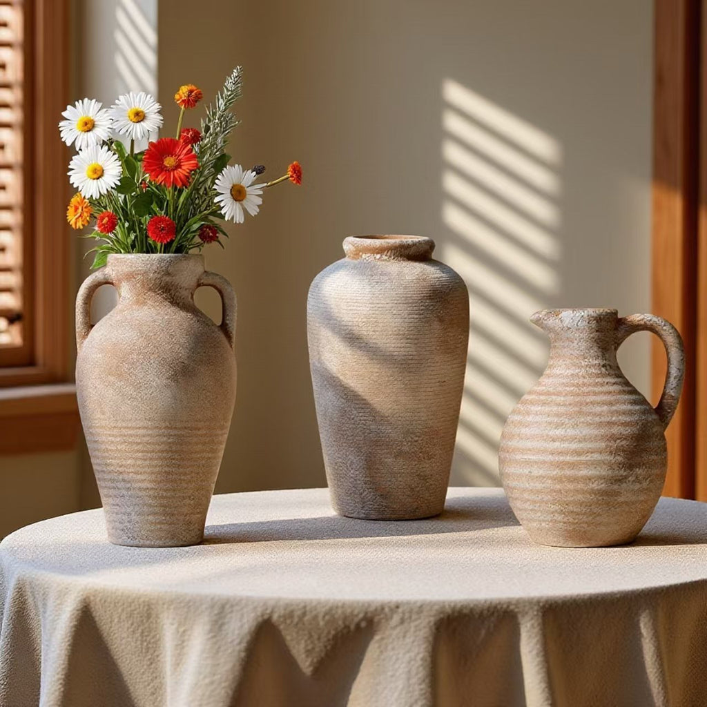 Vintage-French Keramikvase Blumenvase