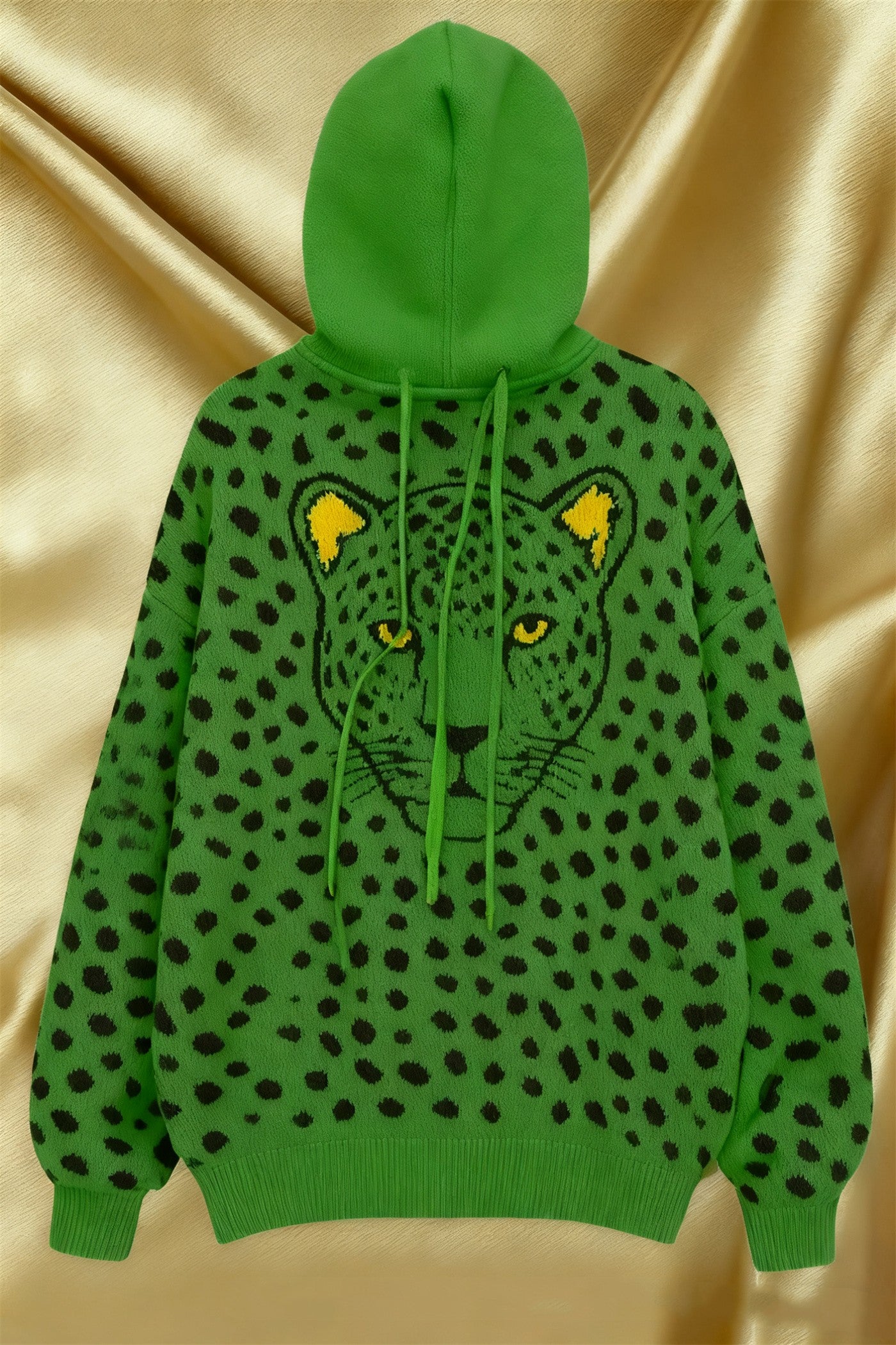 Freizeitpullover aus bedrucktem Polyester