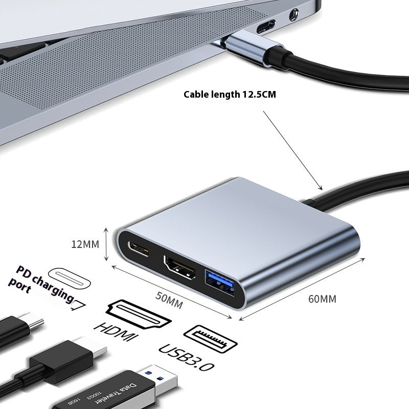 USB-C 7-in-1 Dock mit HDMI-Ausgang und Kabeltrennung – Bild 13 | LuxeStyle