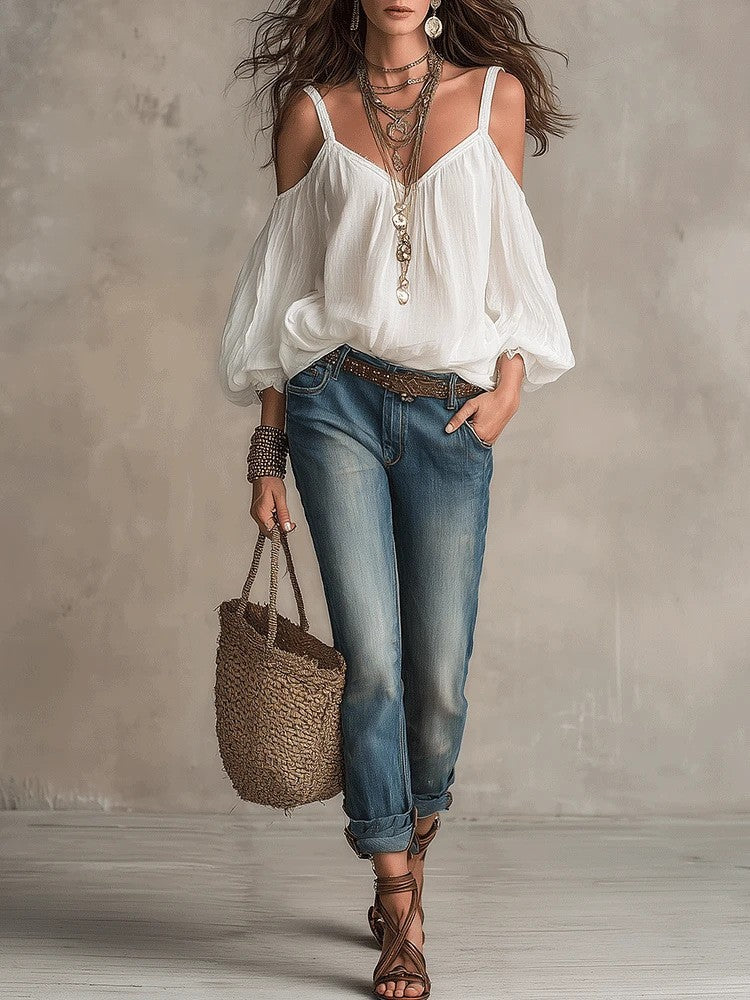 Lässiges Langarmshirt für Damen