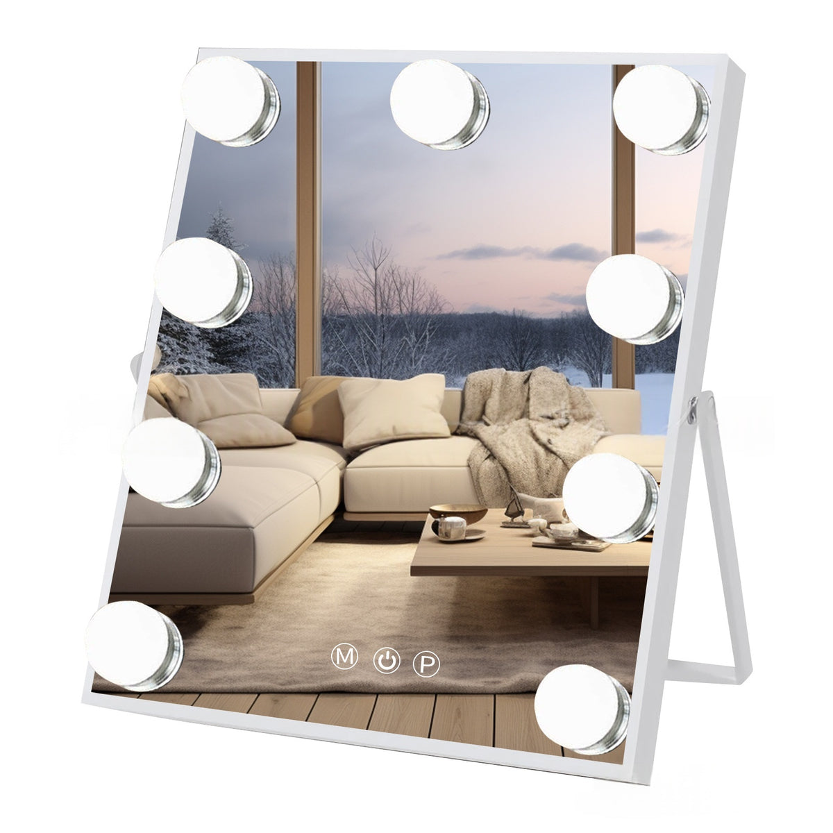 LED Schminkspiegel mit 9 Lichtern – Bild 2 | LuxeStyle