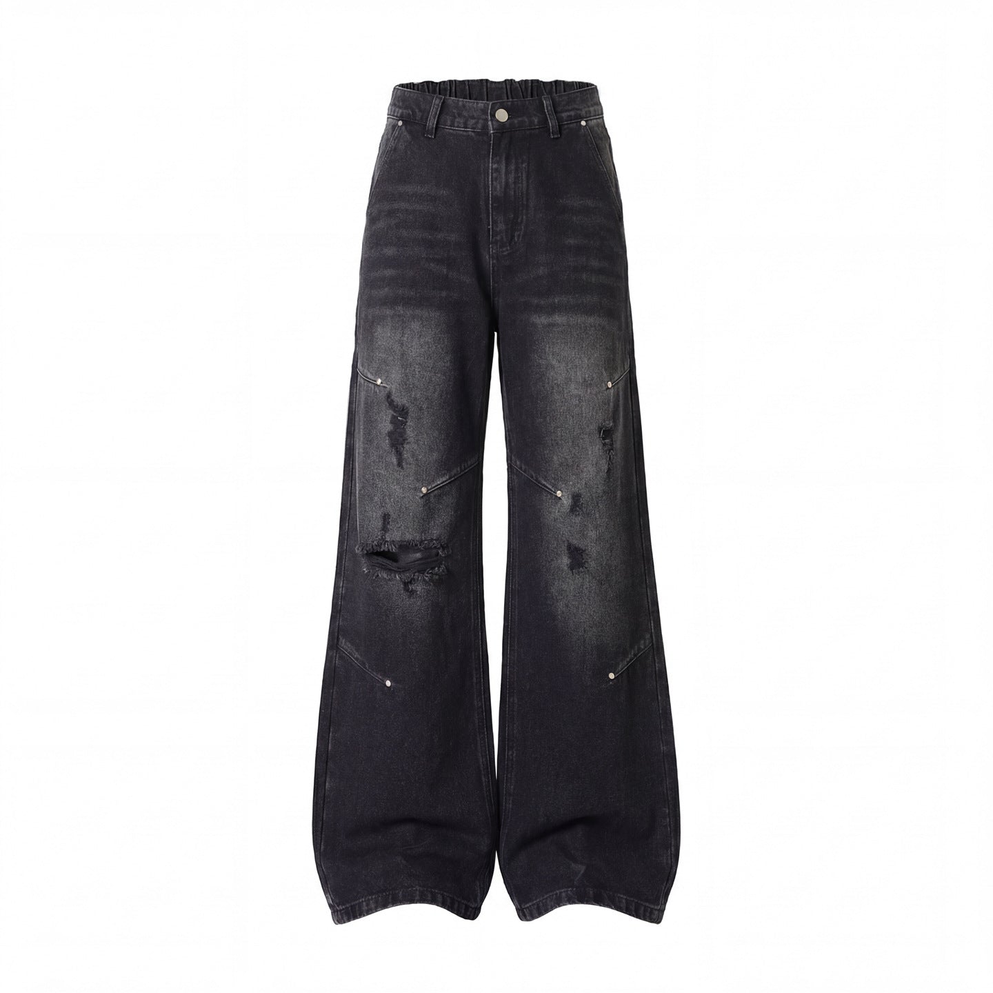 Ripped Jeans mit Nieten-Details für Herren