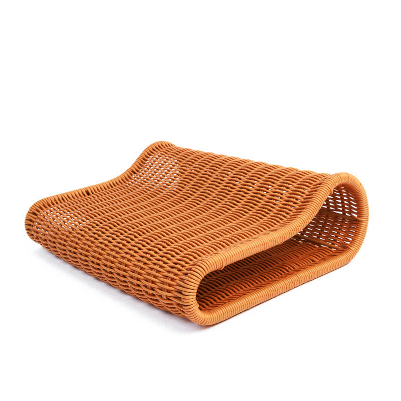 Rattan-Kühlkissen mit Nackenstütze