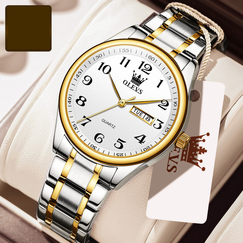 Wasserdichte Herrenuhr mit Kalenderfunktion – Bild 5 | LuxeStyle