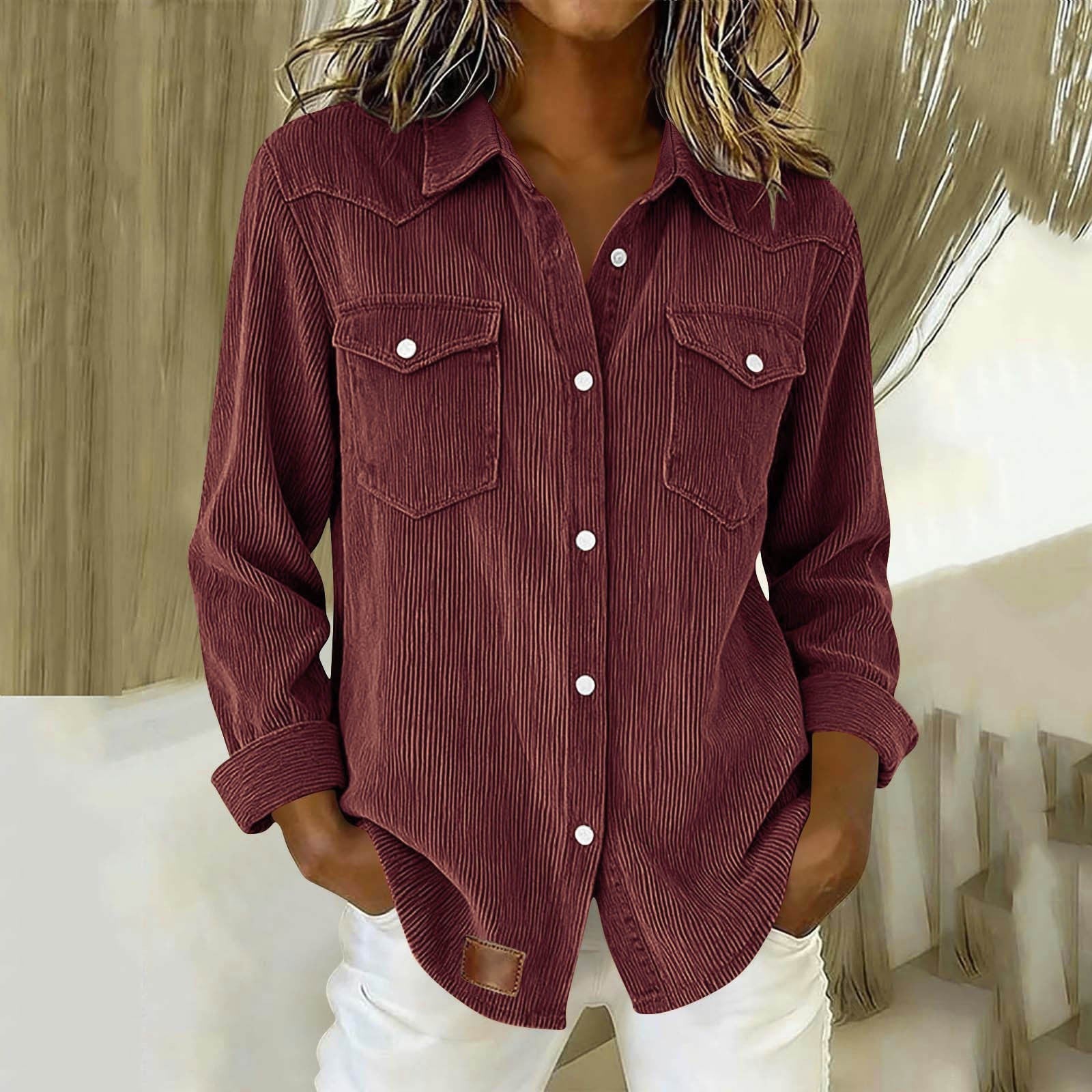 Langarm-Cardigan mit elegantem Commuter-Stil – Ansicht 4