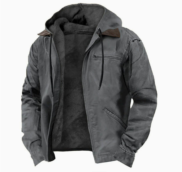 Winter-Hoodie mit Taschen