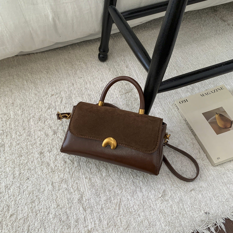 Henkeltasche «Lune» · Top-Handle mit Gold-Clip, Crossbody – LuxeStyle