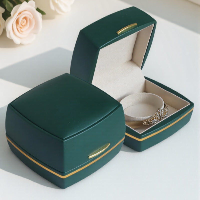 Schmuckkästchen aus PU-Leder, gross – Bild 5 | LuxeStyle