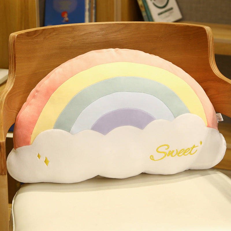 Niedliches Wolken-Regenbogen-Kissen – Bild 2 | LuxeStyle