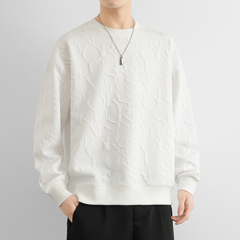 Loose-Fit Pullover ohne Kapuze, einfarbig – Bild 2 | LuxeStyle