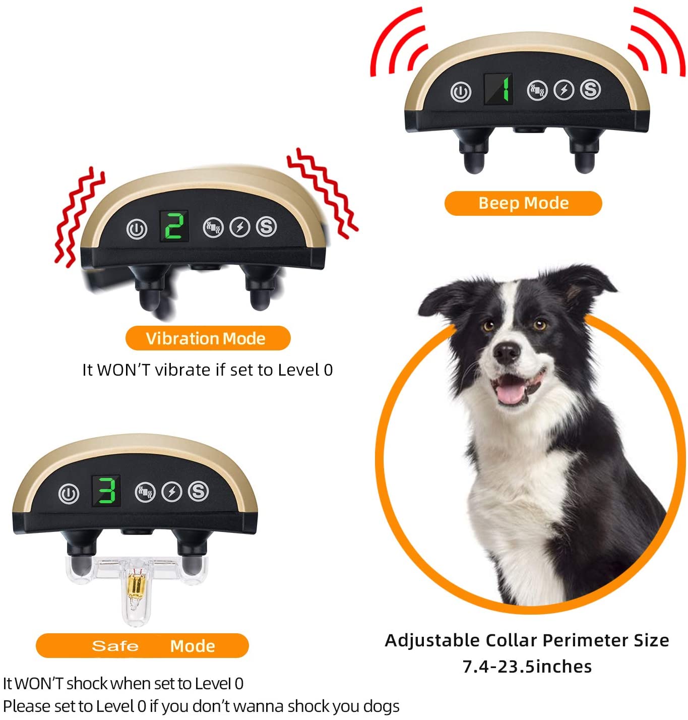 Elektronisches Hunde-Trainingsgerät mit Display