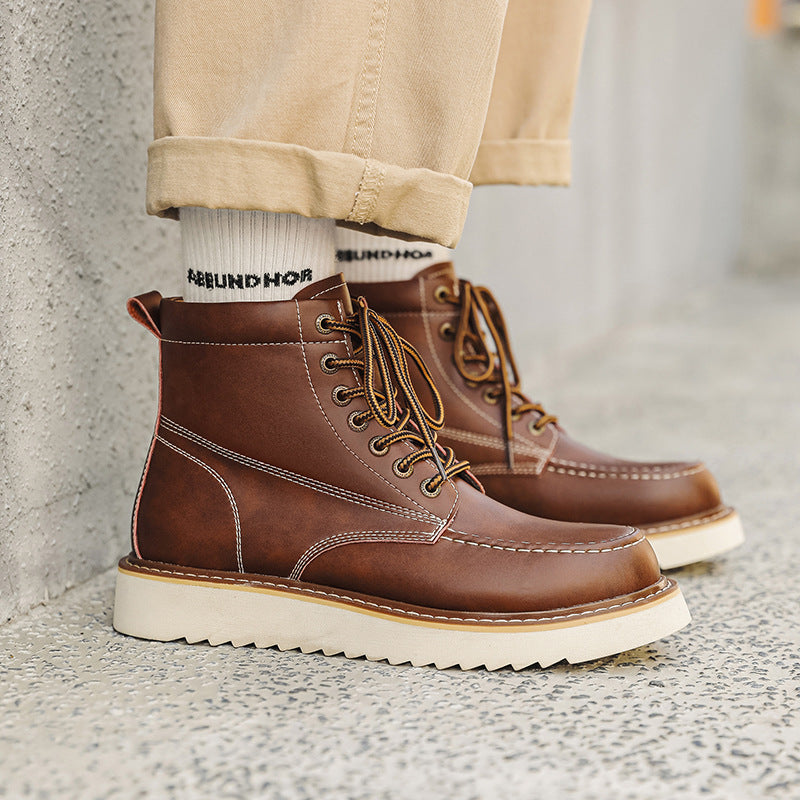 Herren Boots mit Schnürung