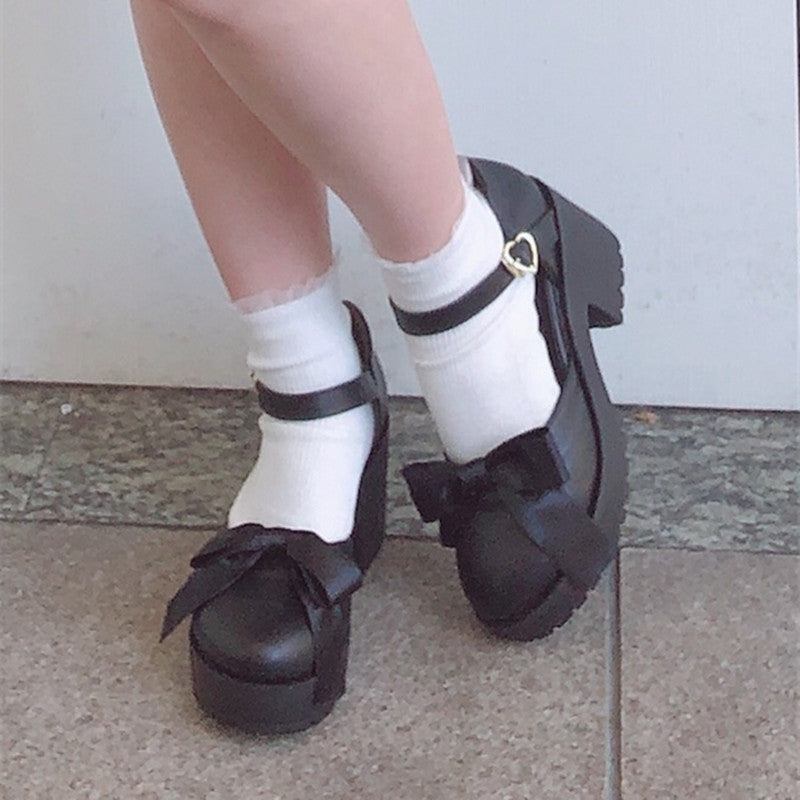 Mary-Jane-Schuhe mit Blockabsatz | LuxeStyle