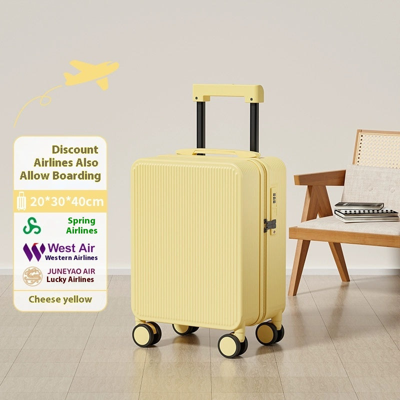 Unisex Trolley Koffer mit Reissverschluss