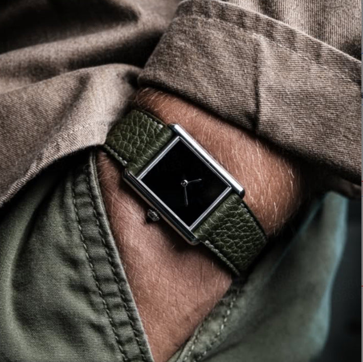 Männer-Uhr mit quadratischem Zifferblatt, 28×35 mm – Bild 4 | LuxeStyle